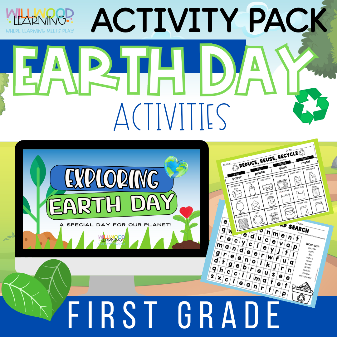 Earth Day Activity Pack First Grade