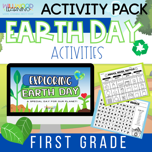 Earth Day Activity Pack First Grade