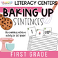 Baking Up Sentences | Sentence Unscramble | Sentence Fluency Passage