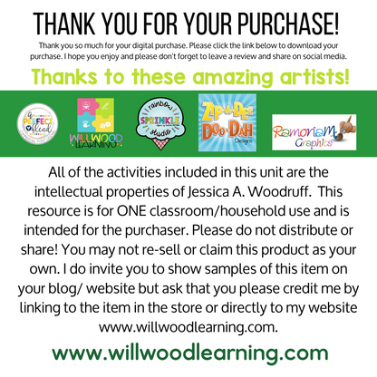 Kindergarten Literacy Centers | March