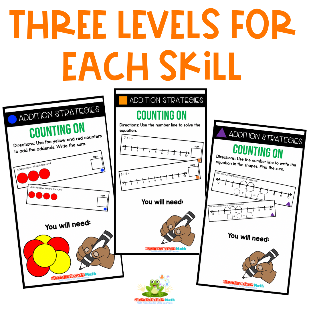 Differentiated Addition Activities | First Grade